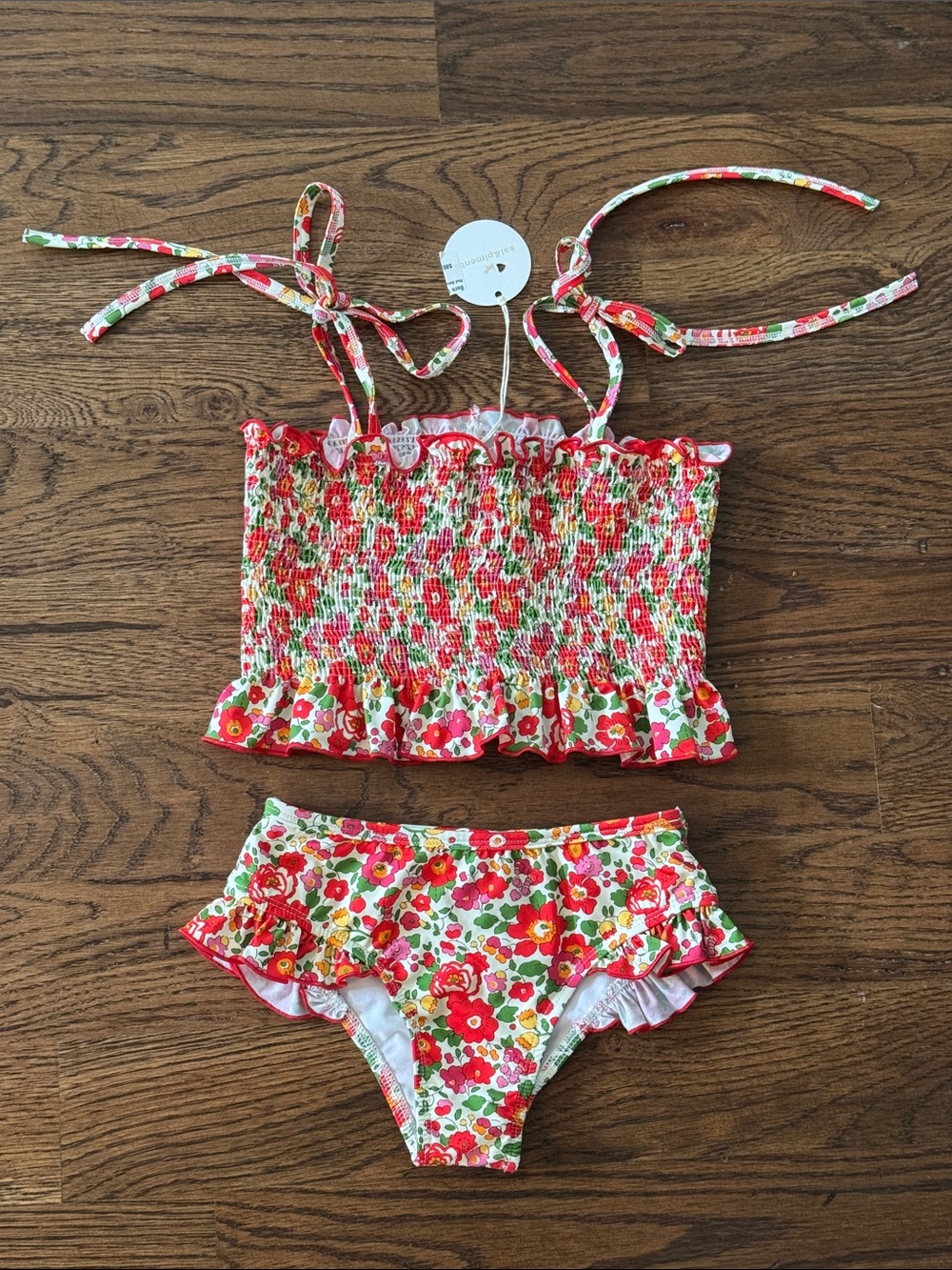 Sal & Pimenta Red Betsy Bikini New With Tags